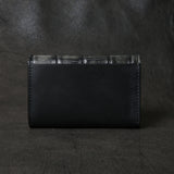 【2025 SPECIAL】CA6 墨染めクロコ × 墨染めコードバン カードケース