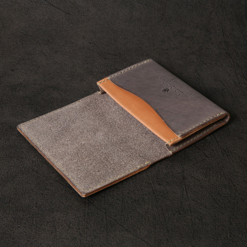 【2025 SPECIAL】CA4 墨染クロコ × イタリアンバケッタ カードケース / 名刺入れ