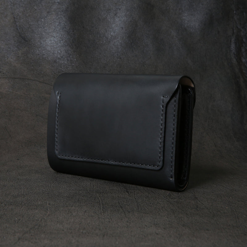 【2025 SPECIAL】W6 墨染コードバン ミドルウォレット