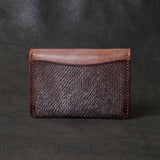 【2025 SPECIAL】C3 フルグレインブライドルレザー × ロシアンカーフ ≪BROWN≫ コインケース