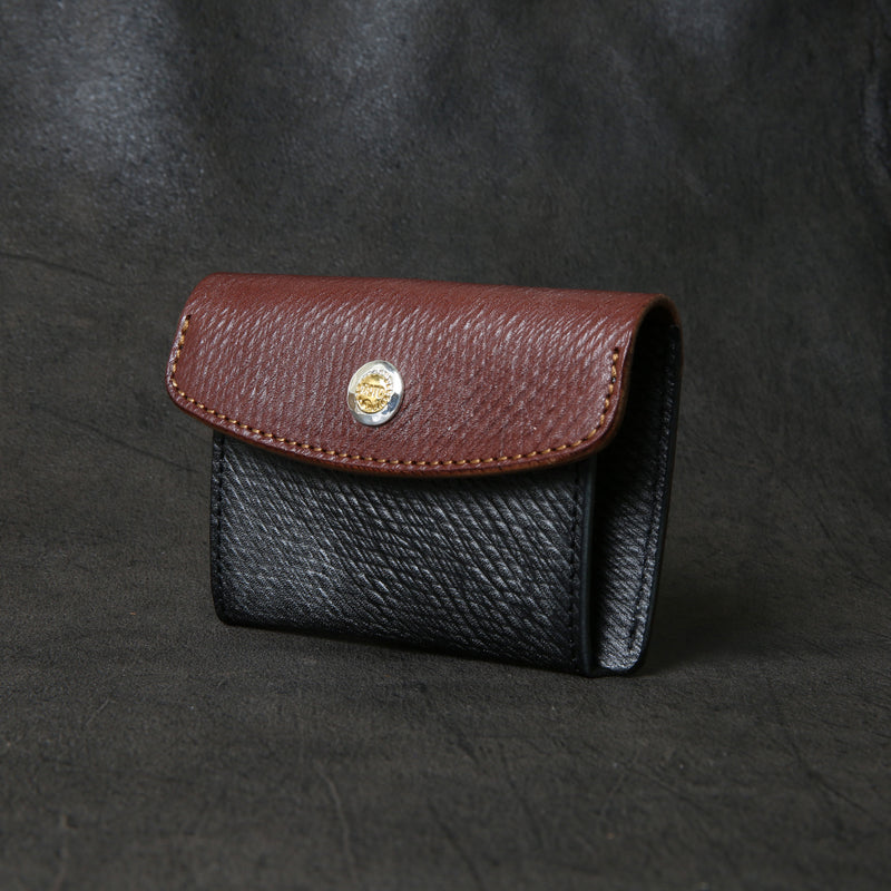【2025 SPECIAL】C3 ロシアンカーフ ≪BROWN×BLACK≫ コインケース