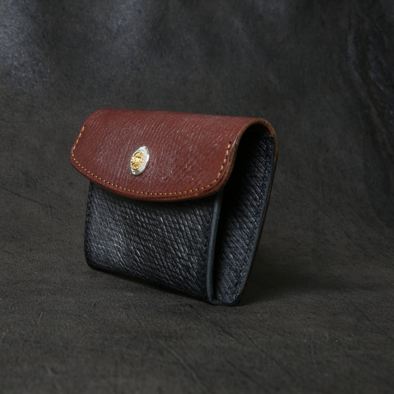 【2025 SPECIAL】C3 ロシアンカーフ ≪BROWN×BLACK≫ コインケース
