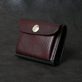 【2025 SPECIAL】W9 ロシアンカーフ ≪BROWN×BLACK≫ コンパクトウォレット