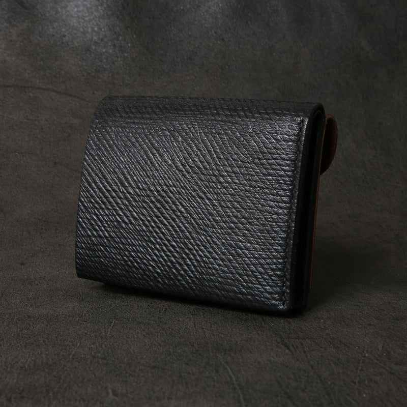 【2025 SPECIAL】W9 ロシアンカーフ ≪BROWN×BLACK≫ コンパクトウォレット