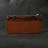 【2025 MOTOR SPECIAL】RLW1 ハンドダイ・ヌメクロコ ≪BROWN≫ トラッカーズロングウォレット