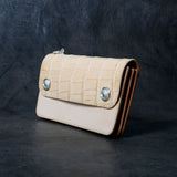 【2025 MOTOR SPECIAL】RLW1 ヌメクロコ ≪NATURAL≫ トラッカーズロングウォレット