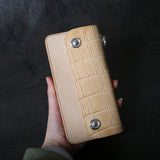 【2025 MOTOR SPECIAL】RLW1 ヌメクロコ ≪NATURAL≫ トラッカーズロングウォレット