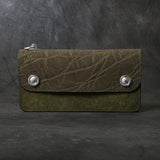 【2025 MOTOR SPECIAL】RLW1 エレファント × マットバケッタ ≪GREEN≫ トラッカーズロングウォレット