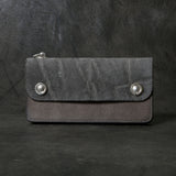 【2025 MOTOR SPECIAL】RLW1 エレファント × マットバケッタ ≪GRAY≫ トラッカーズロングウォレット