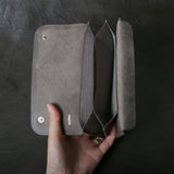 【2025 MOTOR SPECIAL】RLW1 エレファント × マットバケッタ ≪GRAY≫ トラッカーズロングウォレット