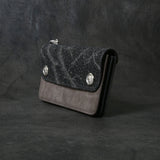 【2025 MOTOR SPECIAL】RLW1 墨染めエレファント × マットバケッタ ≪SUMI≫ トラッカーズロングウォレット