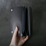 【2025 MOTOR SPECIAL】RLW1 藍染めパイソン × ブライドルレザー ≪INDIGO≫ トラッカーズロングウォレット