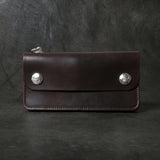 【2025 MOTOR SPECIAL】RLW1 ハンドダイ・イタリアンホースバット ≪BROWN≫ トラッカーズロングウォレット