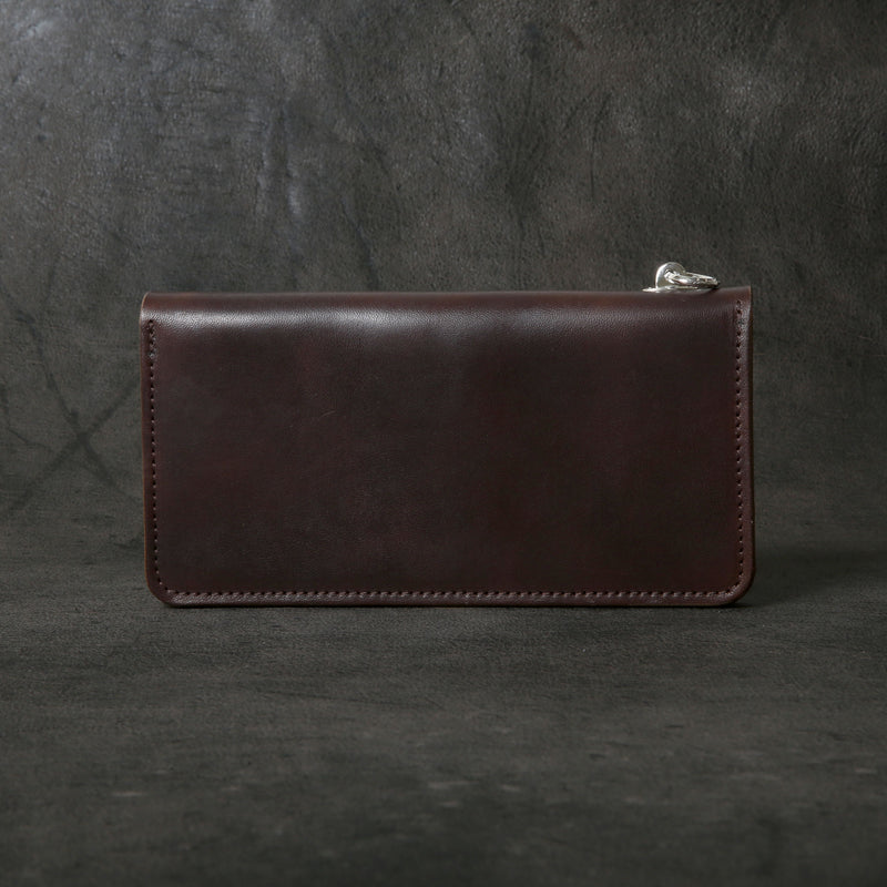 【2025 MOTOR SPECIAL】RLW1 ハンドダイ・イタリアンホースバット ≪BROWN≫ トラッカーズロングウォレット