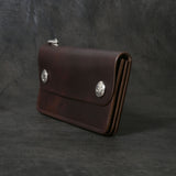 【2025 MOTOR SPECIAL】RLW1 ハンドダイ・イタリアンホースバット ≪BROWN≫ トラッカーズロングウォレット