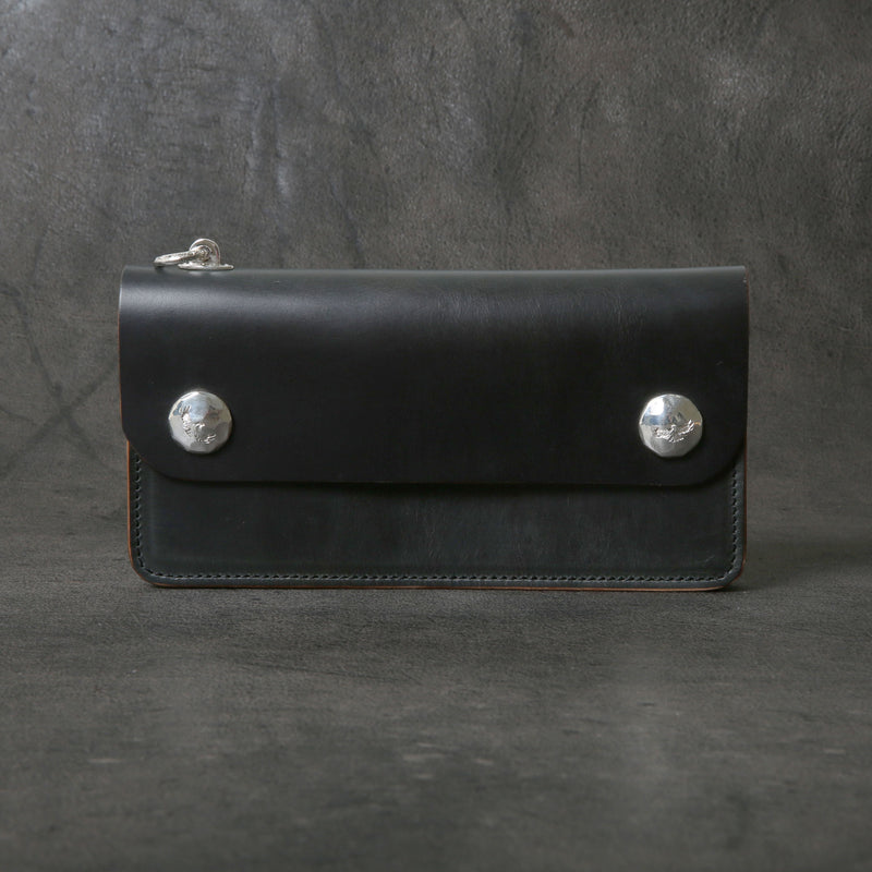 【2025 MOTOR SPECIAL】RLW1 ホースバットクロムエクセル ≪DARK NAVY≫ トラッカーズロングウォレット