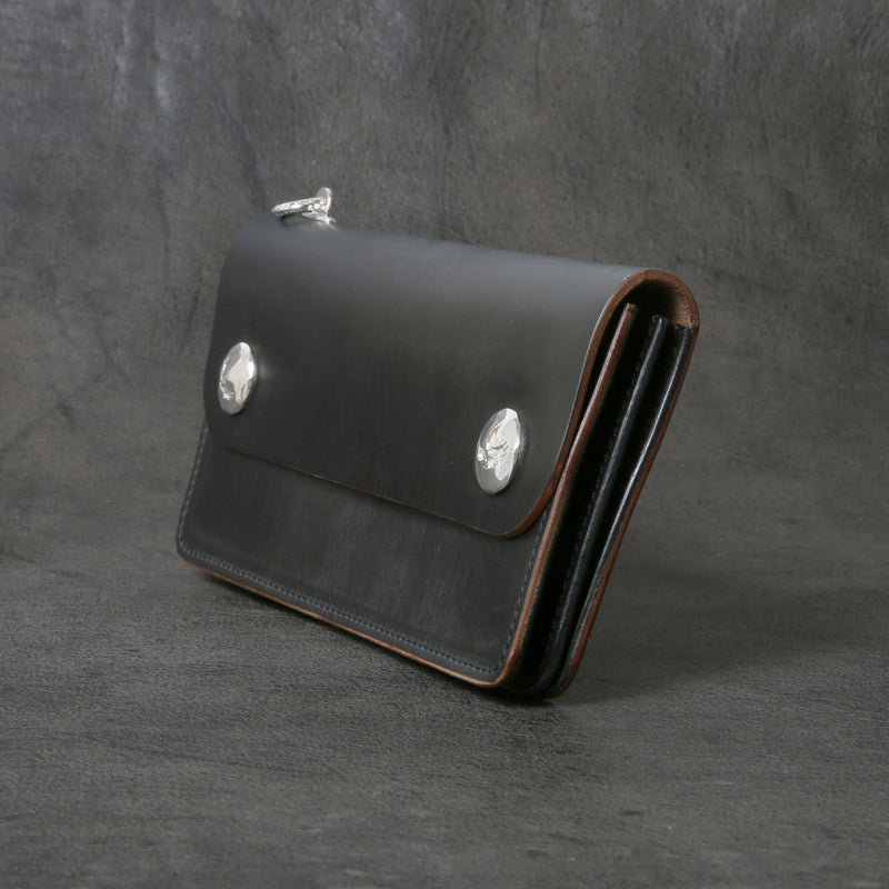 【2025 MOTOR SPECIAL】RLW1 ホースバットクロムエクセル ≪DARK NAVY≫ トラッカーズロングウォレット