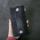 【2025 MOTOR SPECIAL】RLW1 ホースバットクロムエクセル ≪DARK NAVY≫ トラッカーズロングウォレット