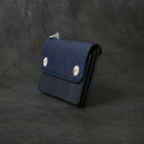 【2025 MOTOR SPECIAL】RW8 藍染めパイソン × ブライドルレザー ≪INDIGO≫ トラッカーズミドルウォレット