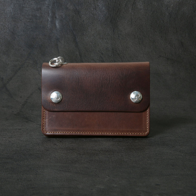 【2025 MOTOR SPECIAL】RW8 ホースバットクロムエクセル ≪NATURAL≫ トラッカーズミドルウォレット