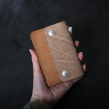 【2025 MOTOR SPECIAL】RW8 エレファント × マットバケッタ ≪NATURAL≫ トラッカーズミドルウォレット