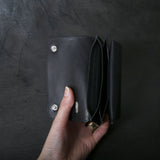 【2025 MOTOR SPECIAL】RW8 エレファント × マットバケッタ ≪BLACK≫ トラッカーズミドルウォレット