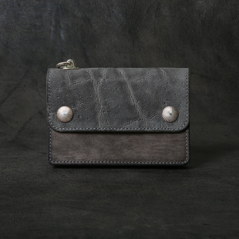 【2025 MOTOR SPECIAL】RW8 エレファント × マットバケッタ ≪GRAY≫ トラッカーズミドルウォレット