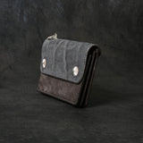 【2025 MOTOR SPECIAL】RW8 エレファント × マットバケッタ ≪GRAY≫ トラッカーズミドルウォレット