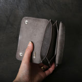 【2025 MOTOR SPECIAL】RW8 エレファント × マットバケッタ ≪GRAY≫ トラッカーズミドルウォレット