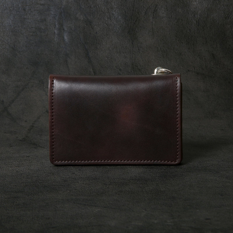 【2025 MOTOR SPECIAL】RW8 ハンドダイ・イタリアンホースバット ≪BROWN≫ トラッカーズミドルウォレット