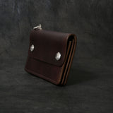 【2025 MOTOR SPECIAL】RW8 ハンドダイ・イタリアンホースバット ≪BROWN≫ トラッカーズミドルウォレット