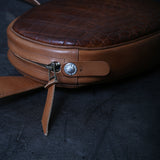 【2025 MOTOR SPECIAL】HBAG1 ハンドダイ・ヌメクロコ ≪BROWN≫ "HIDEO MOTOIKE" ボディバッグ