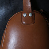 【2025 MOTOR SPECIAL】HBAG1 ハンドダイ・ヌメクロコ ≪BROWN≫ "HIDEO MOTOIKE" ボディバッグ