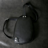 【2025 MOTOR SPECIAL】HBAG1 ハンドダイ・ヌメクロコ ≪BLACK≫ "HIDEO MOTOIKE" ボディバッグ