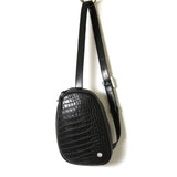 【2025 MOTOR SPECIAL】HBAG1 ハンドダイ・ヌメクロコ ≪BLACK≫ "HIDEO MOTOIKE" ボディバッグ