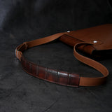 【2025 MOTOR SPECIAL】HBAG2 ハンドダイ・ヌメクロコ ≪BROWN≫ "HIDEO MOTOIKE" ショルダーバッグ