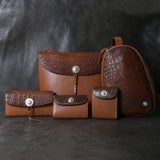 【2025 MOTOR SPECIAL】HBAG2 ハンドダイ・ヌメクロコ ≪BROWN≫ "HIDEO MOTOIKE" ショルダーバッグ