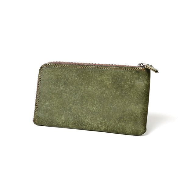 FW5R ≪GREEN≫ L ZIP LONG WALLET / Lジップロングウォレット – MOTO