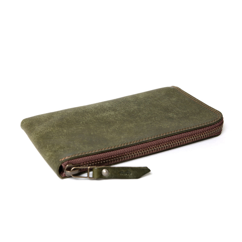 FW5R ≪GREEN≫ L ZIP LONG WALLET / Lジップロングウォレット