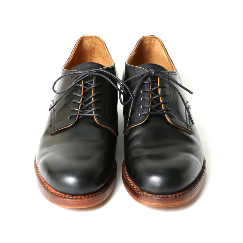 【2024SS COLLECTION】MOTO #2151 ITALIAN CORDOVAN PLAIN TOE SHOES BLACK イタリアンコードバン プレーントゥシューズ ブラック