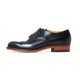 【2024SS COLLECTION】MOTO #2151 ITALIAN CORDOVAN PLAIN TOE SHOES BLACK イタリアンコードバン プレーントゥシューズ ブラック