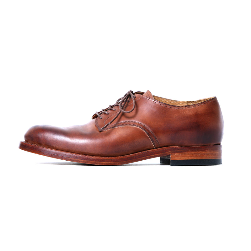 【2024SS COLLECTION】MOTO #2151 ITALIAN CORDOVAN PLAIN TOE SHOES LIGHT BROWN イタリアンコードバン プレーントゥシューズ ライトブラウン