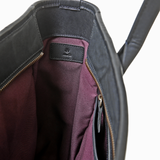 【2026 NEW COLLECTION】BAG62 ≪BLACK≫ OILED COW LEATHER ZIP TOTE BAG  オイルドカウレザージップトートバッグ