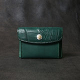 【2025 SPECIAL】C3 ハンドダイ・ヌメクロコ × ハンドダイ・ベルギーヌメ ≪GREEN≫ カード＆コインケース