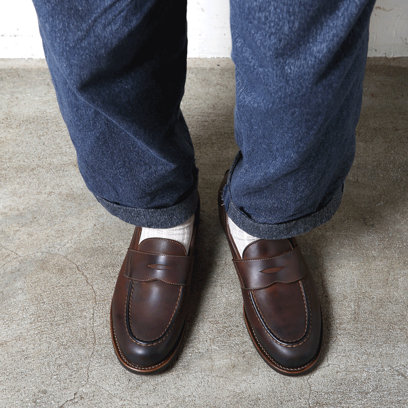 #2503 ≪DARK BROWN≫ HORWEEN LATIGO  PENNY LOAFERS ホーウィンラティーゴ コインローファー