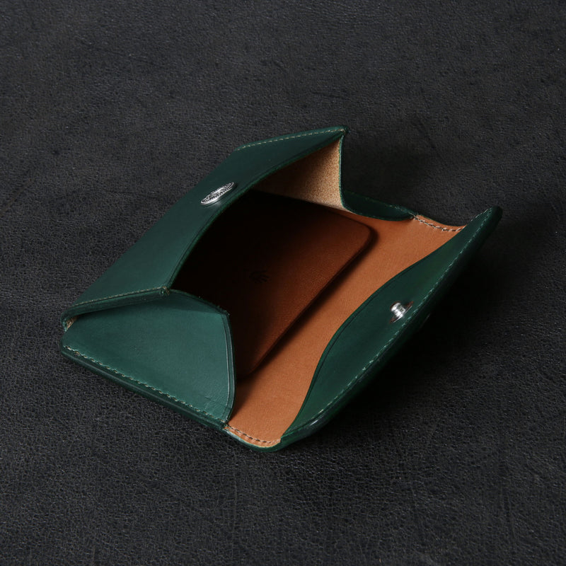 【2025 SPECIAL】C3 ハンドダイ・ヌメクロコ × ハンドダイ・ベルギーヌメ ≪GREEN≫ カード＆コインケース