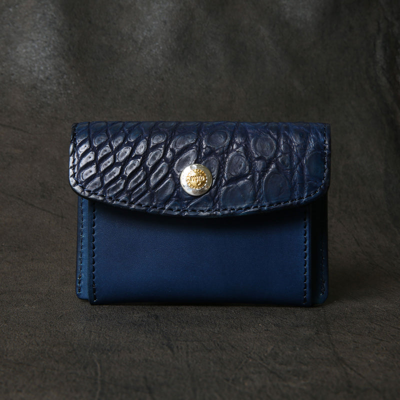 【2025 SPECIAL】C3 ハンドダイ・ヌメクロコ × ハンドダイ・ベルギーヌメ ≪NAVY≫ カード＆コインケース