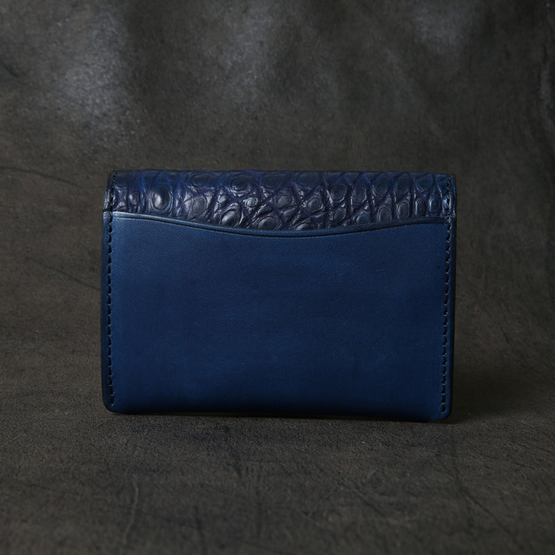 【2025 SPECIAL】C3 ハンドダイ・ヌメクロコ × ハンドダイ・ベルギーヌメ ≪NAVY≫ カード＆コインケース