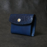 【2025 SPECIAL】C3 ハンドダイ・ヌメクロコ × ハンドダイ・ベルギーヌメ ≪NAVY≫ カード＆コインケース