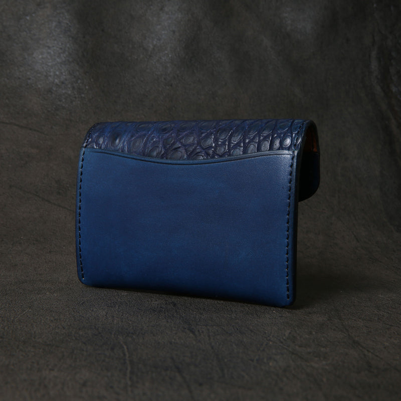 【2025 SPECIAL】C3 ハンドダイ・ヌメクロコ × ハンドダイ・ベルギーヌメ ≪NAVY≫ カード＆コインケース